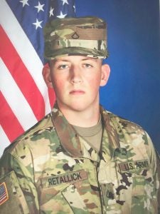 Photo contributed On May 31, Ben Retallick traveled to Fort Jackson, South Carolina to begin the Army’s basic training program.