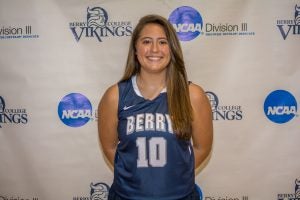 Photo courtesy Russell Maddrey and Berry Athletics Marlee Smith was prepared to play college basketball at Berry before her injury. She'll stay with the team and support from the sidelines.