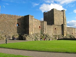 (Photo by Nancy Martindale) Carrickfergus Castle, in Carrickfergus, Northern Ireland,  is a popular destination for tourists in the area.  