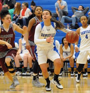 Jeremy Schneider/jeremy.schneider@amnews.com Alyvia Walker had 17 points for Danville