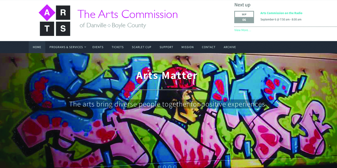 Arts Commission launches new website The AdvocateMessenger The