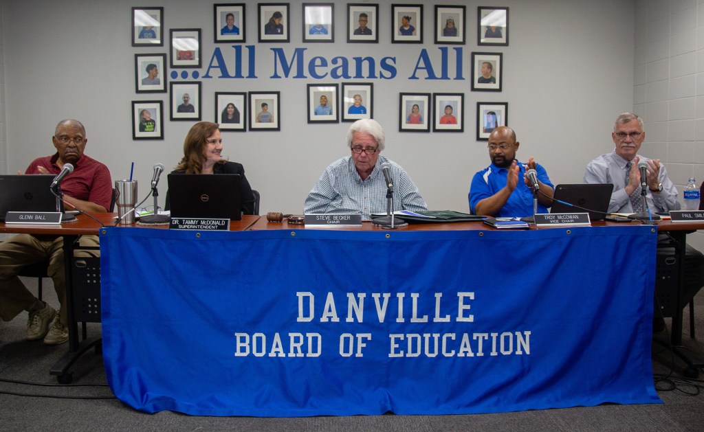 Danville school board gives new superintendent good grades The