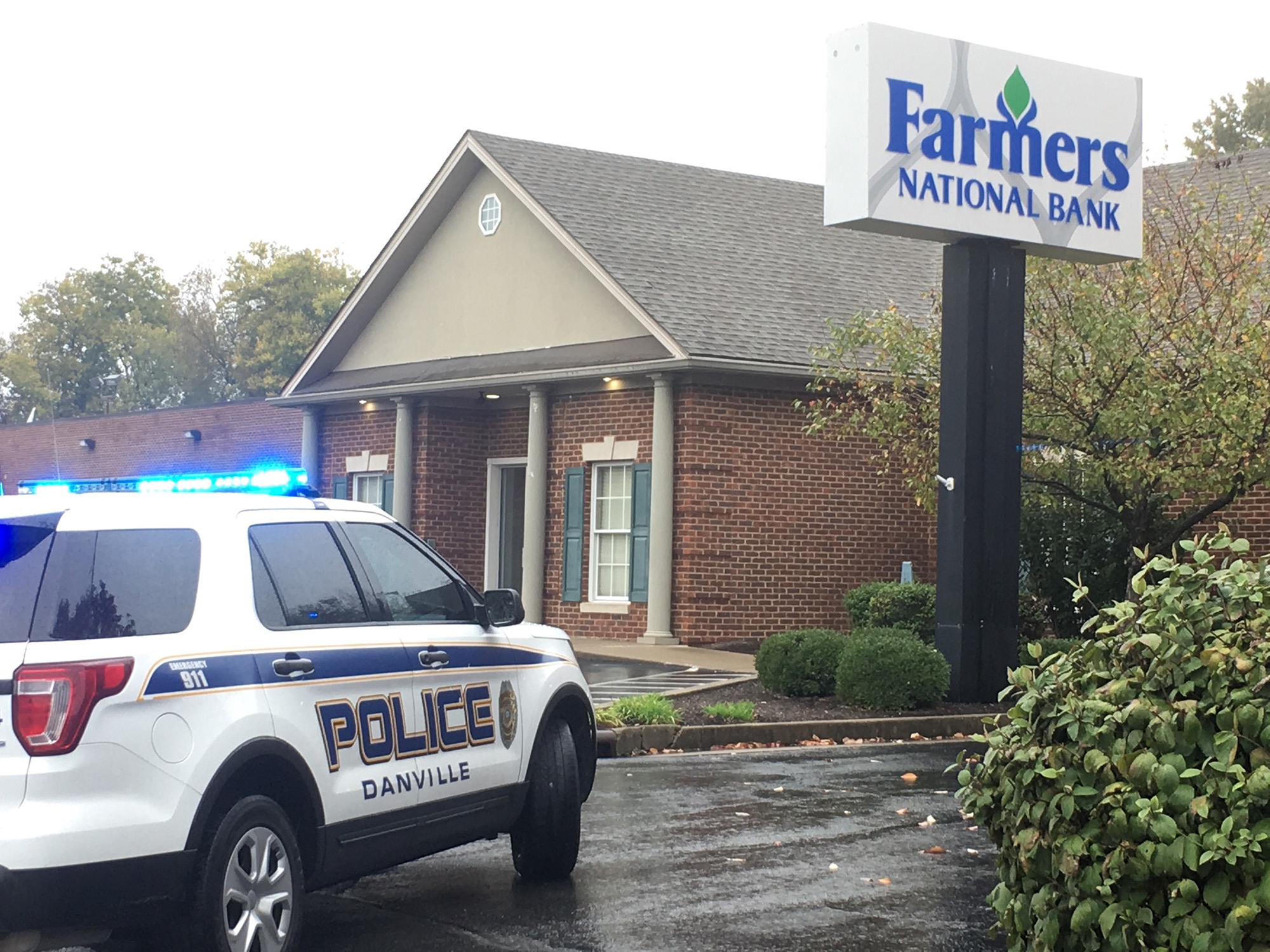 Danville police investigating at Farmers Bank branch on ...