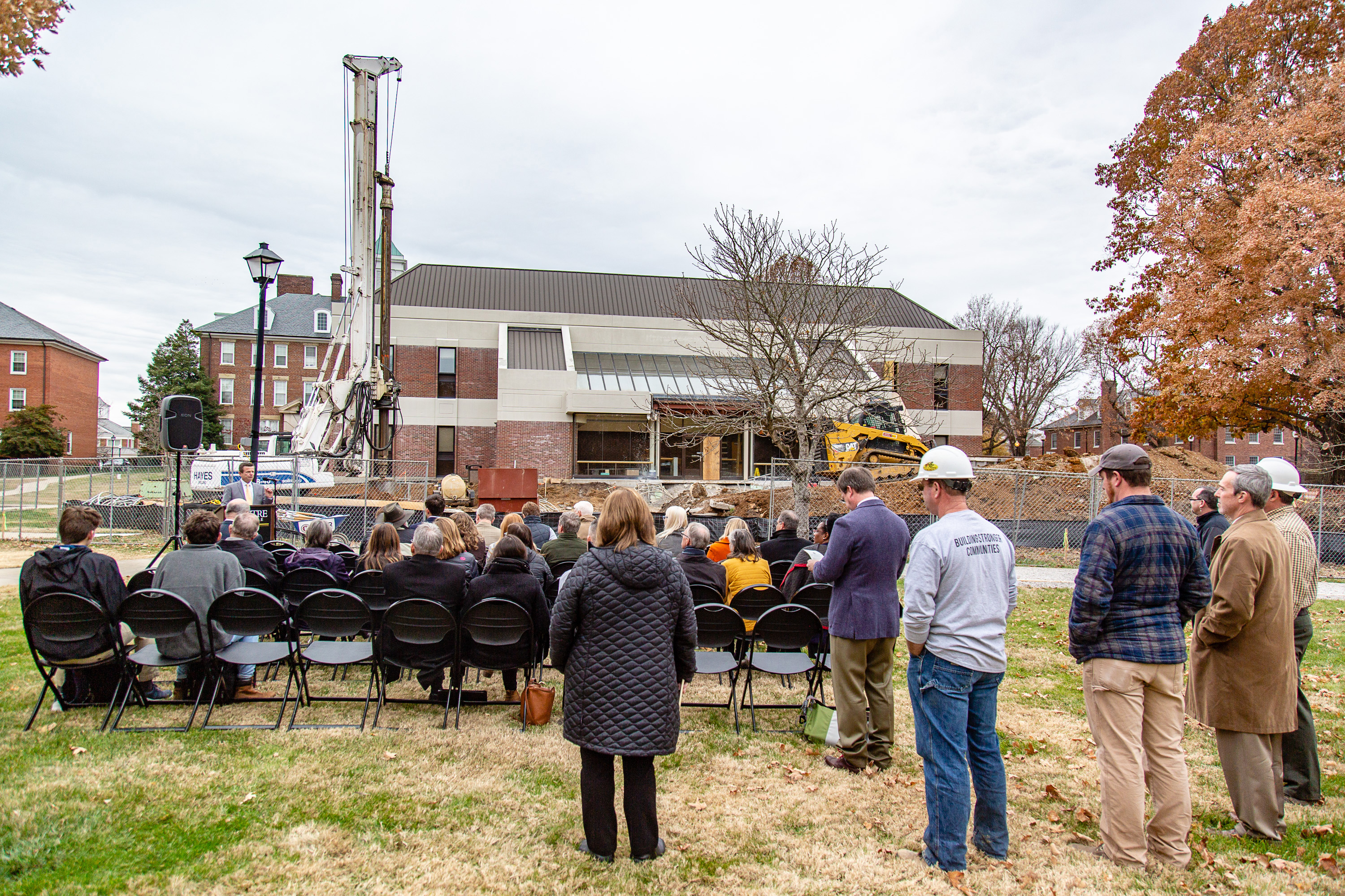 Centre celebrates Olin Hall renovation with ceremonial groundbreaking