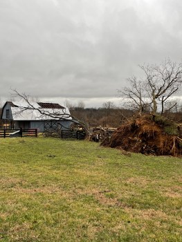 Tornado destroys garage on Waterworks Road in Danville The AdvocateMessenger The Advocate