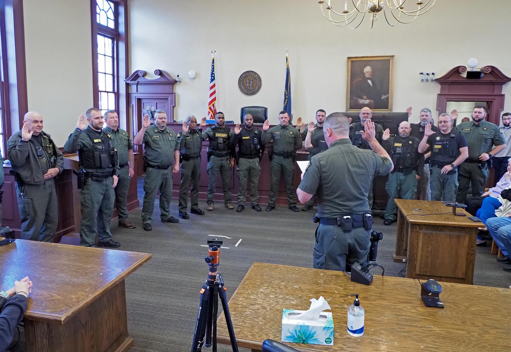 Bottom discusses goals as he takes office as sheriff The Advocate